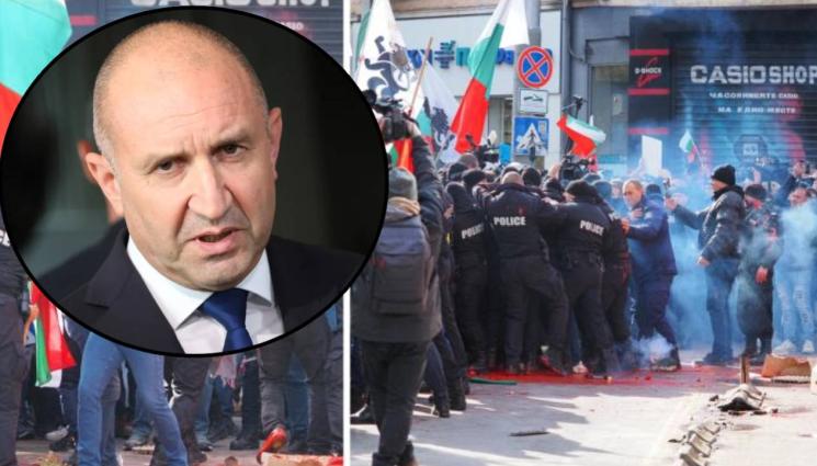 Румен Радев - Радев: Вандализмът е покушение срещу България, но притесненията за еврото са реални