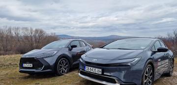 <p>Toyota Prius and Toyota C-HR</p>