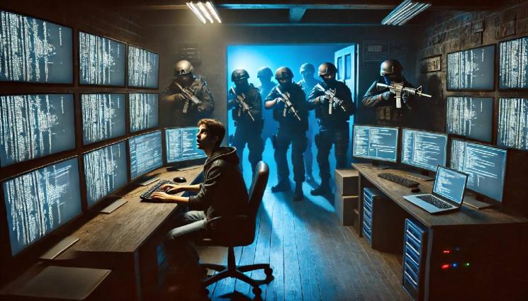 хакер полиция - ЗРЕЛИЩНА АКЦИЯ: Ченгетата удариха ОПГ за детско порно!