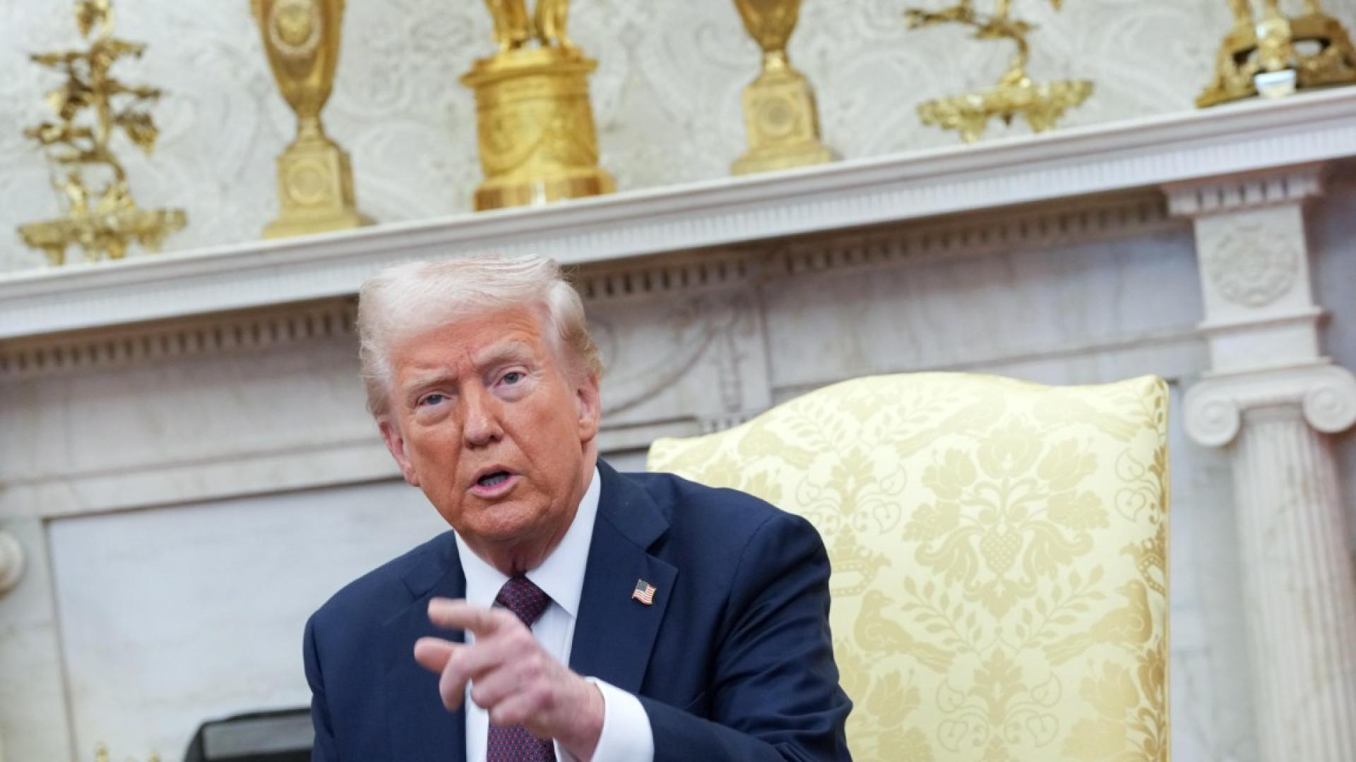 Президентът на САЩ Доналд Тръмп заяви че се е пошегувал