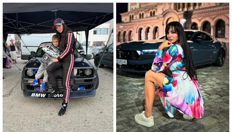 ива русинова - Дрифт пилотът Ива Русинова сменя гума за минута!