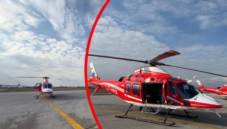 медицински хеликоптер - НЕ Е ШЕГА: Габрово вече си има вертолетна площадка! (СНИМКА)