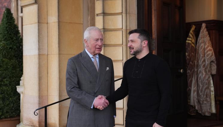зеленски чарлз - Зеленски се срещна с Чарлз!