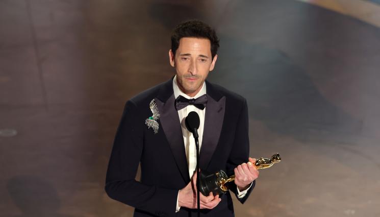 Ейдриън Броуди - Ейдриън Броуди с най-дългата реч в историята на Оскарите!