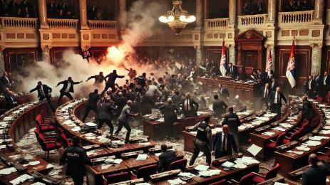 бой в парламента