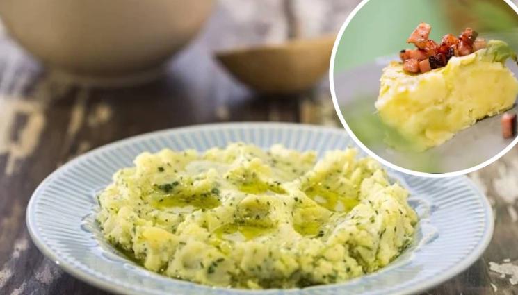 рецепти - Две апетитни рецепти за пюре от картофи. Арабско със сусамов тахан или пък запечено с праз и бекон