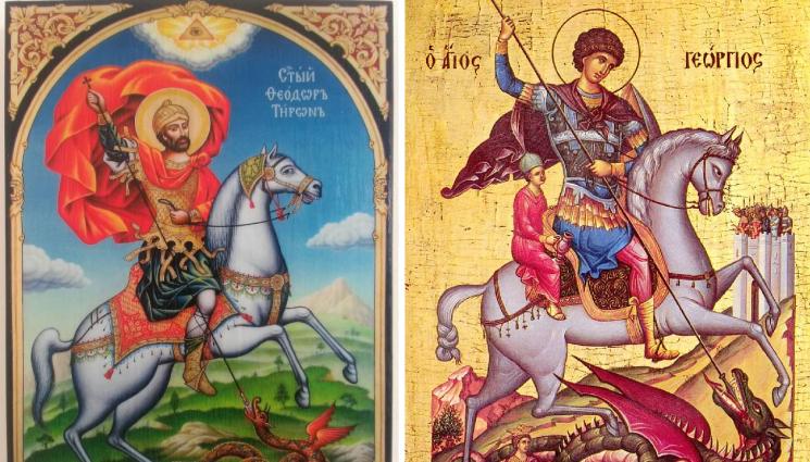 чудеса и вяра - ЧУДЕСА И ВЯРА: Светии-конници сразяват злото (СНИМКИ)