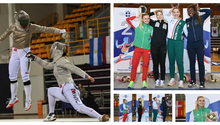 Йоана Илиева Световна купа сабя - Златната Йоана взе сребро на сабя на Световната купа в Гърция