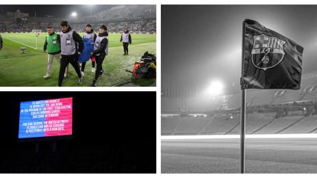 барселона смърт на стадиона