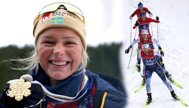 Фрида Карлсон ски бягане 50 км - Без дъх: Луда гонитба на 50 км ски бягане между 2 шведки и 2 норвежки