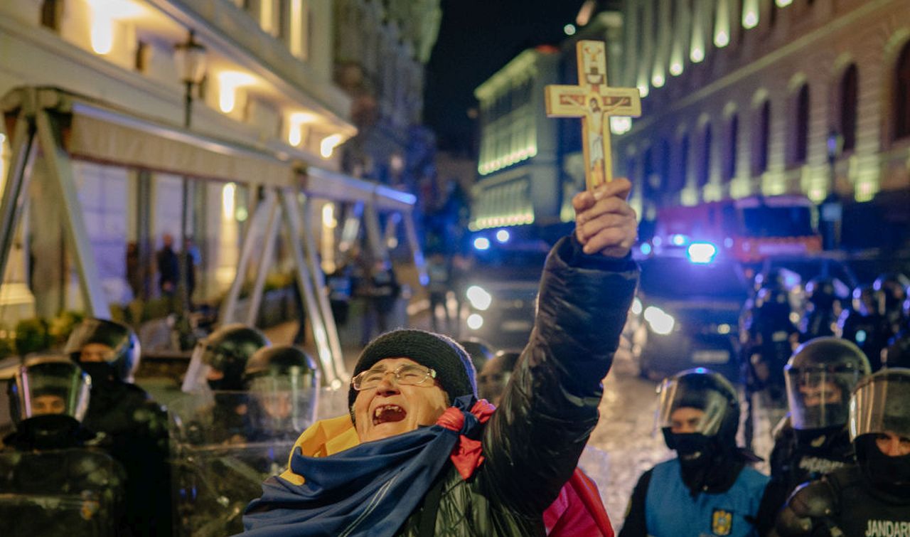 Протести в Букурещ