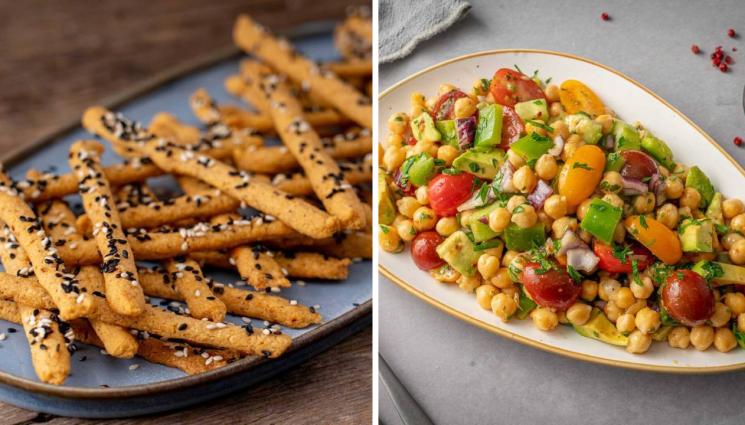 рецепти - Гответе с matekitchen.com: Хрупкави гризини с нахут или пък салата с чери домати и авокадо (ВИДЕО)