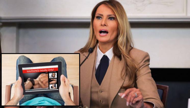 Мелания Тръмп - ЦЕНЗУРА: Мелания Тръмп на война срещу порното! (ВИДЕО)