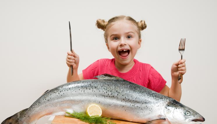 дете риба - СПОРЕД ПРОУЧВАНЕ: Децата, консумиращи риба, са по-общителни