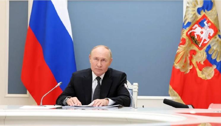 Владимир Путин - ПУТИН СЛЕД ПРЕГОВОРИТЕ ЗА МИР: Довършваме разгрома на украинските сили в Курска област!