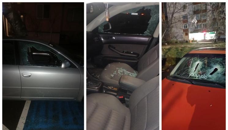 КОли - ВАНДАЛЩИНА: Мъж потроши с брадва паркирани коли!