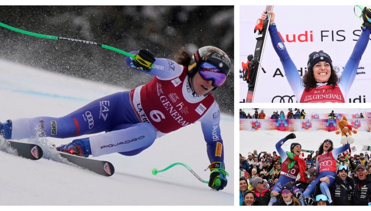 Федерика Бриньоне Ла Тюил СК - Бамбина избамби втори Голям кристален глобус