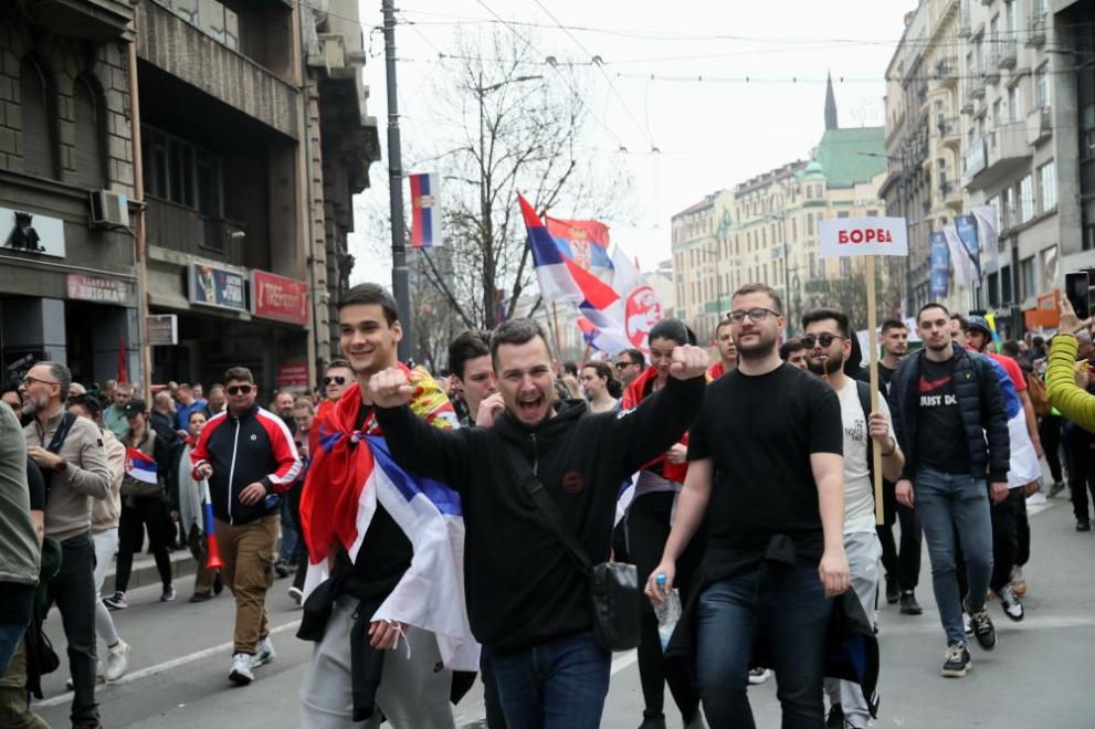 Сърбия протест