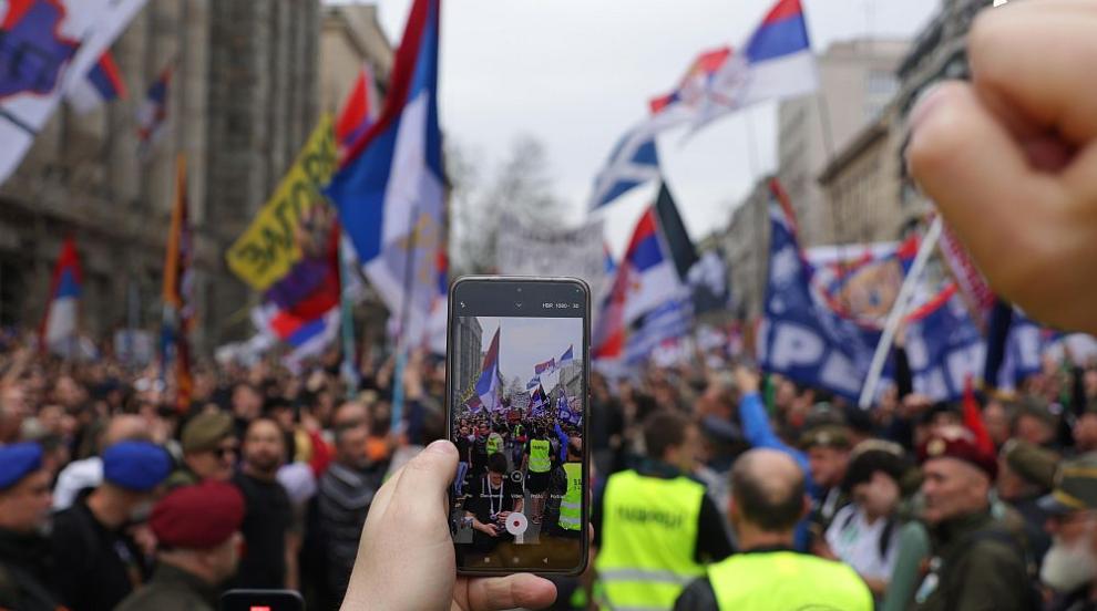 Шест месеца след трагедията в Нови сад: Студенти и синдикати протестираха за първи път заедно