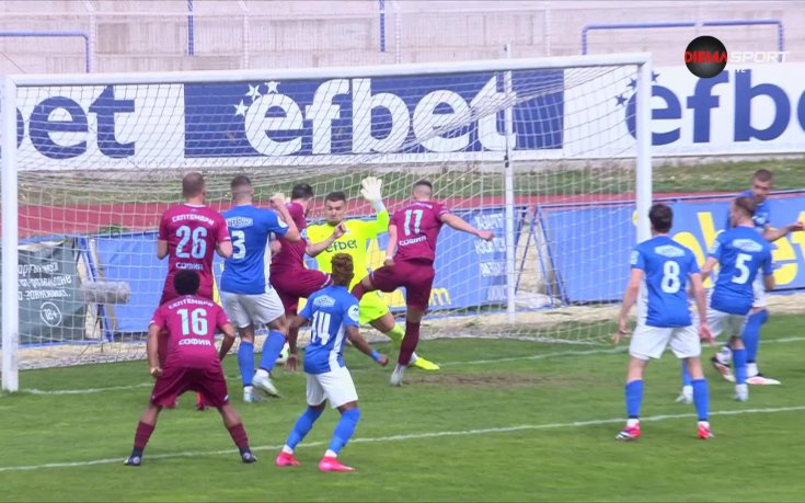 Спартак Варна - Септември 2:0 /първо полувреме/