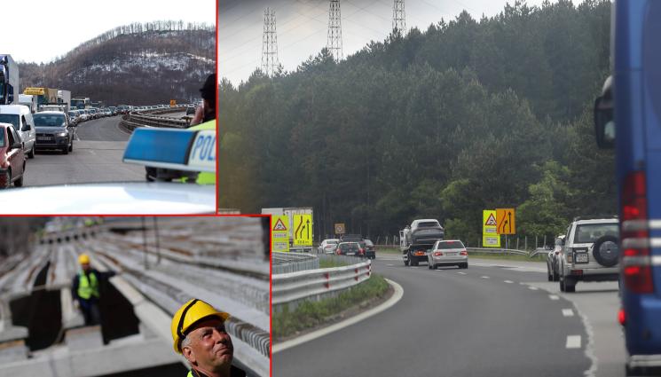 ремонт - ЗАРЕДЕТЕ СЕ С НЕРВИ: 160 км тапи по пътя за морето, ремонтират „Тракия“ и „Хемус“!