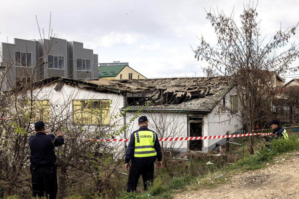 Опожарената дискотека в Кочани