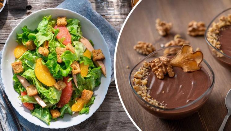 рецепти - Готвим с matekitchen.com: Лек шоколадов крем от варени яйца или пък бърза и вкусна зелена салата с портокал (ВИДЕО)