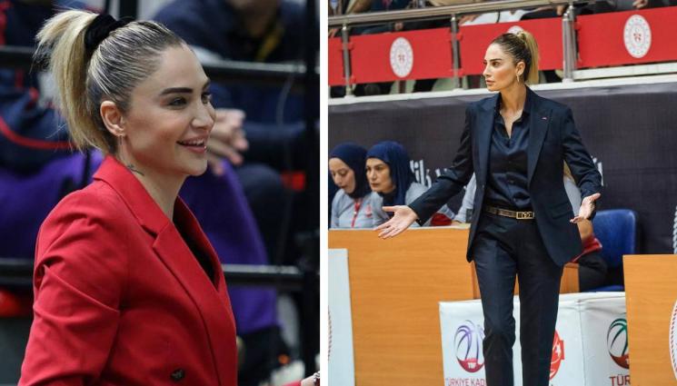 Селен Ердем - Треньор на токчета тича край линията