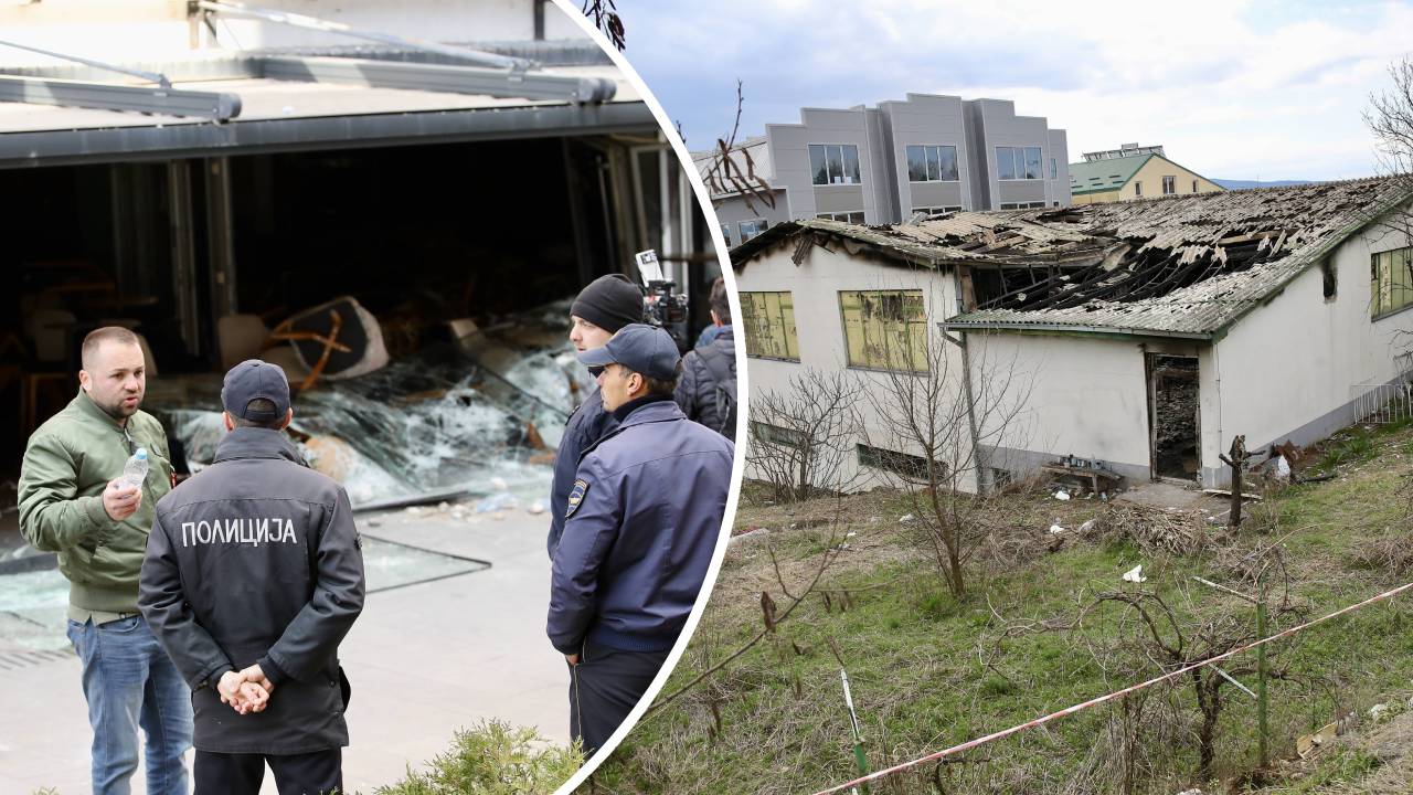  Заведението на притежателя на дискотеката е изпотрошено. Тази съборетина е останала от Пулс.  