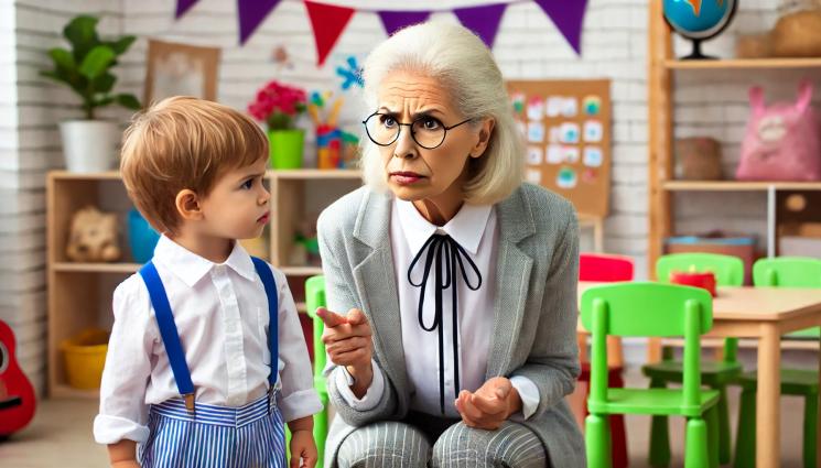 ядосана лоша учителка детска градина строга - ЗАКОН И РЕД! Осъдиха директорка на ясла, шамарила дете