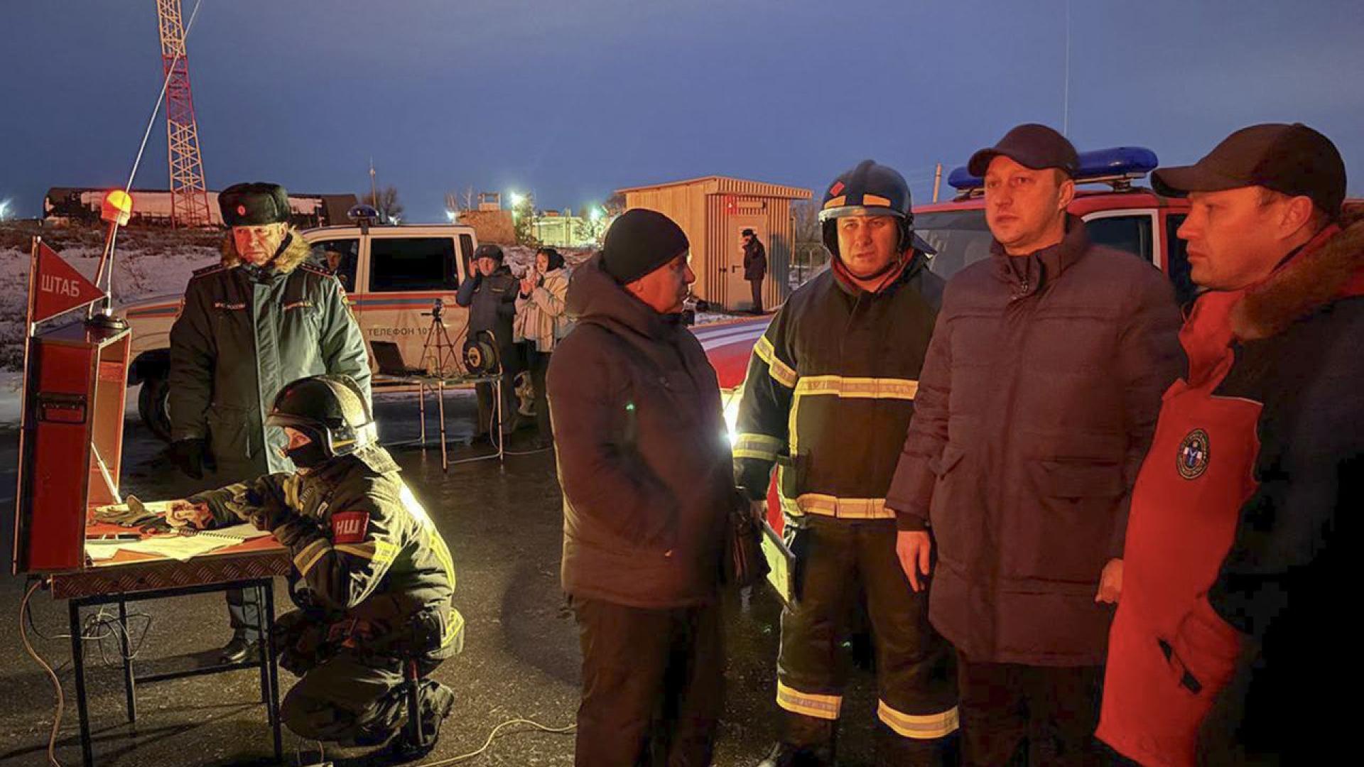 Пожар е избухнал на летище в град Енгелс в Южна