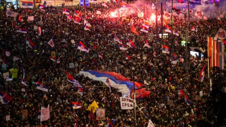 протест Сърбия Белград