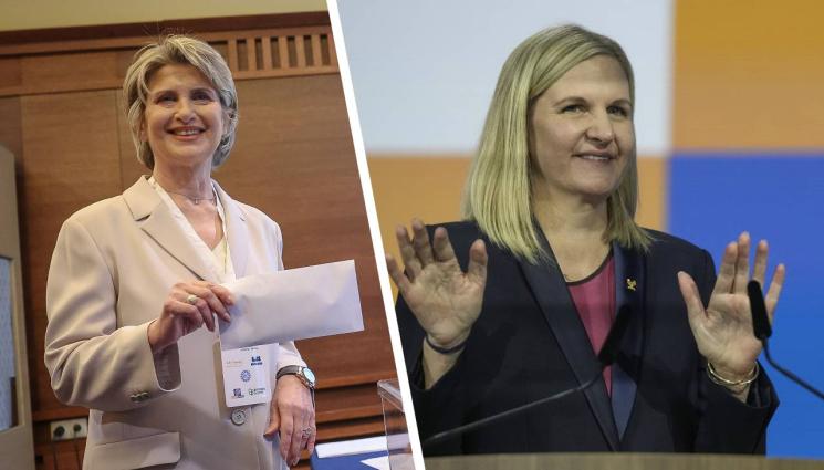 Весела Лечева - Лечева поздрави новата си шефка