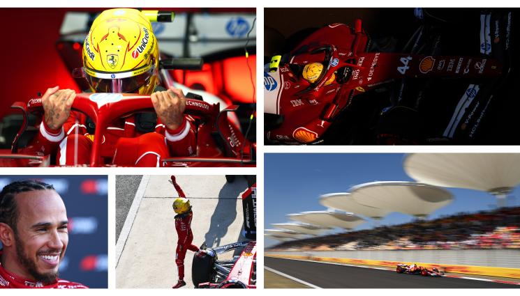 Люис Хамилтън Ферари Гран При Шанхай - Хамилтън им дръпна очите в Китай