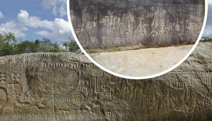 Камъка Инг - ПРЕДИ 6000 ГОДИНИ: Извънземни драскали по камъни в Бразилия