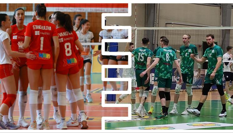 волейбол - Волейболистките на ЦСКА дадоха само гейм на Славия, стигнаха полуфиналите
