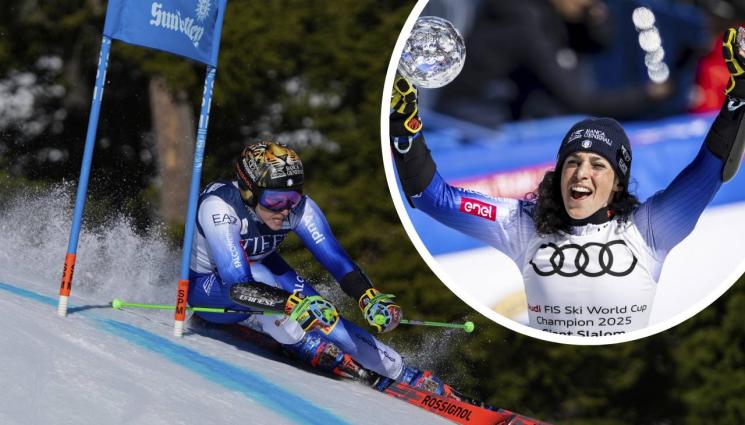 Федерика Бриньоне СК Сън Вали - Бриньоне си римейкна кариерен хеттрик от кристални глобуси