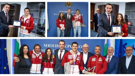 Министър Иван Пешев Тервел и Малена Замфирови