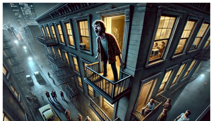 психично болен луд - ДА ЖИВЕЕШ В СТРАХ! Психично болен тормози цял блок