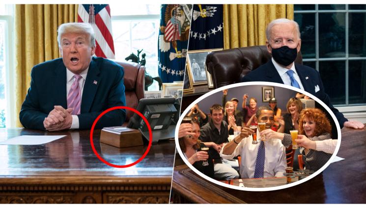 президенти сащ - ТАЙНИТЕ НА БЕЛИЯ ДОМ: Тръмп има копче за сода, Обама произвежда бира