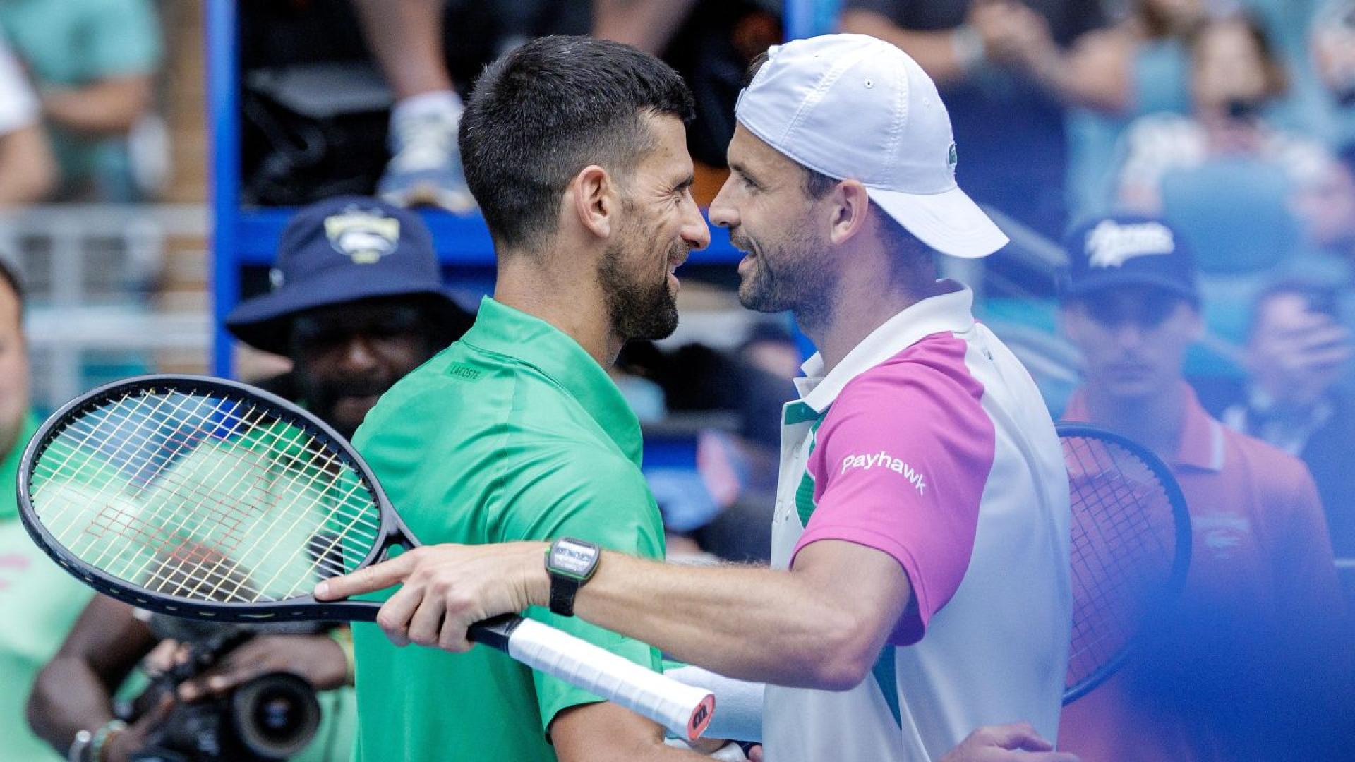 Новак Джокович надделя над Григор Димитров с 6 2 6 3 и