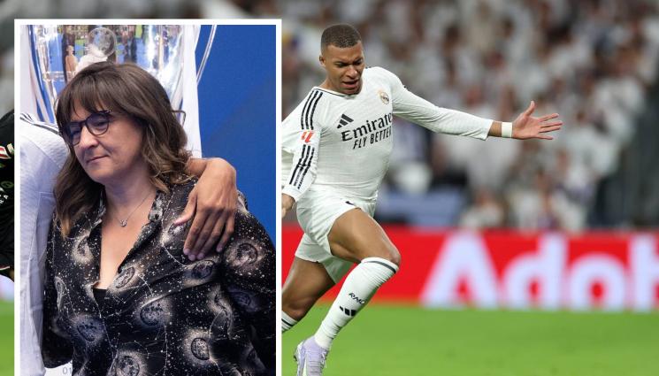 Футбол - Майката на Мбапе обра точките с радостта си от победата над Леганес