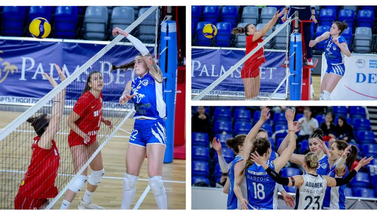 Левски ЦСКА волейбол - Левски пак посини ЦСКА във вечното дерби при дамите във волейбола