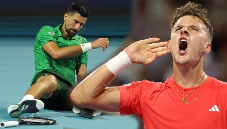 Джокович Меншик Маями - В мач за над милион долара: 19-годишен феномен от Чехия тръшна Джокович в Маями