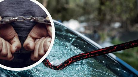 стъкро кола арестуван