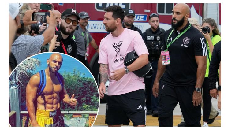 Бодигардът на Лео Меси - Мейджър Лийг Сокър вдигна червен картон на бодигарда на Меси