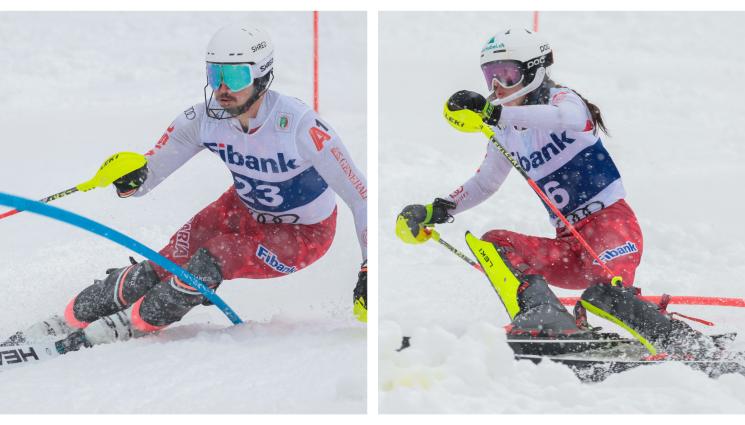 Калин Златков Анина Цурбриген Банско - МеждунаРодният ни ски дъ бест спечели държавните титли в слалома в Банско