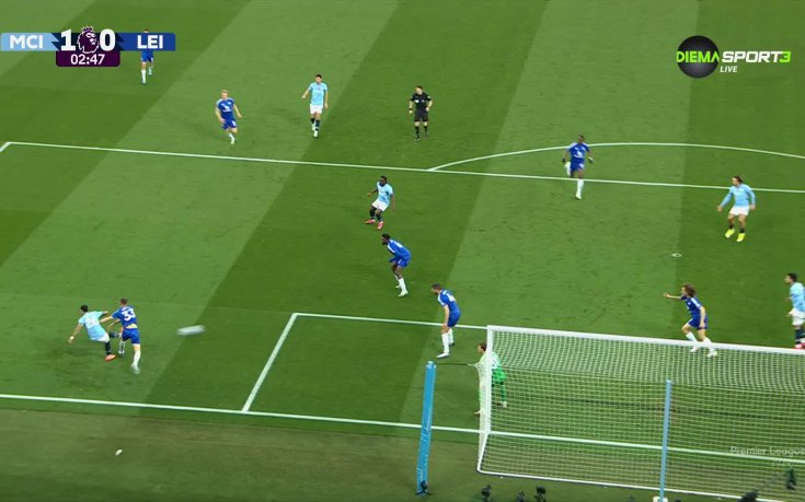 Манчестър Сити - Лестър 2:0 /първо полувреме/