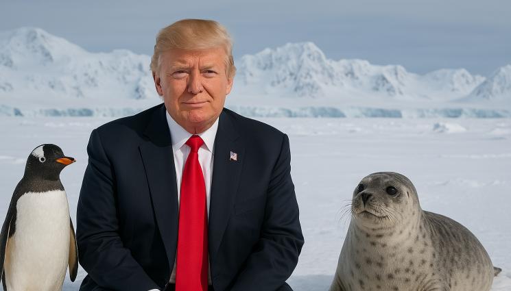 тръмп - ТАРИФЕН ТРИУМФ: Тръмп удари и пингвините от Антарктида!