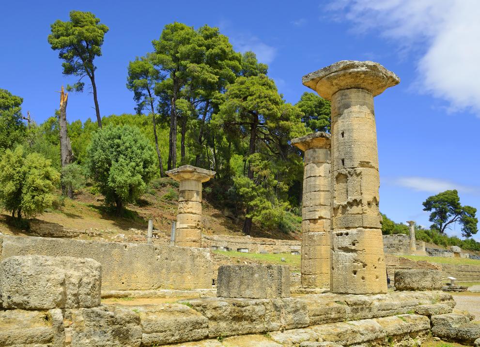  храм в Олимпия Гърция 